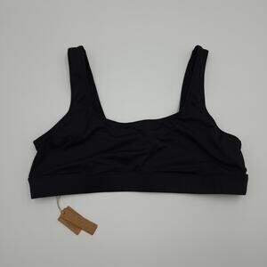 Skims Swim Tank Bikini Top in Onyx Size 2X
